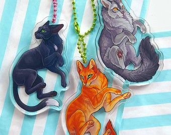 Warrior Cats Series, Warrior Cats Books, Love Warriors, Warriors Cats, Cat Stock, Warrior Cats Art, Year Of The Rat, Cat Keychain, Cat Books