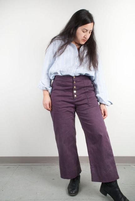 UNLIKELY: Lander pants in Stretch Twill- True Bias Patterns Twill Pants, Ankle Length Pants, Pants Pattern, Stretch Cotton, Cotton Weaving, Looks Great, High Waisted, Wardrobe, Sewing