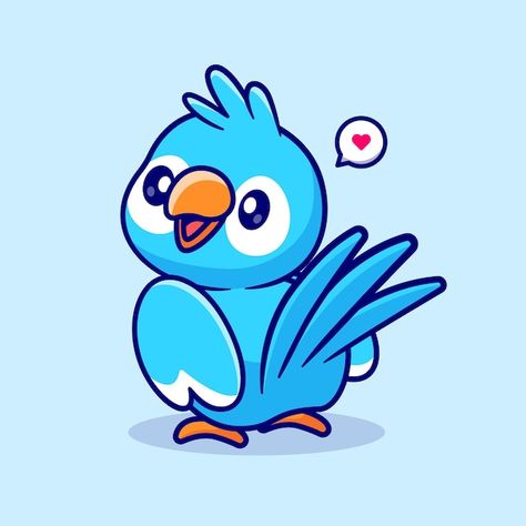 Cute bird smiling cartoon vector icon il... | Free Vector #Freepik #freevector #tropical #sky #air #flight Nature Icon, Cartoon Birds, Vector Icons Illustration, Cute Bird, Animal Nature, Designer Logo, Love Illustration, Nature Tree, Flat Vector