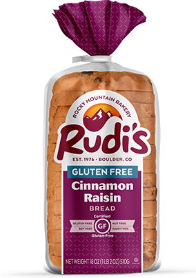 Gluten Free Cinnamon Raisin Bread, Organic Gluten Free Bread, Cinnamon Bites, Gluten Free Cinnamon, Soy Free Dairy Free, Bread Packaging, Sorghum Flour, Cinnamon Raisin Bread, Real Bread