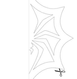 Spider Snowflake Jack Skellington, Spider Snowflake Template, Halloween Snowflakes Template, Jack Skellington Snowflake, Halloween Snowflakes, Spider Snowflake, Origami Guide, Snowflake Template, Easy Diy Halloween Decorations