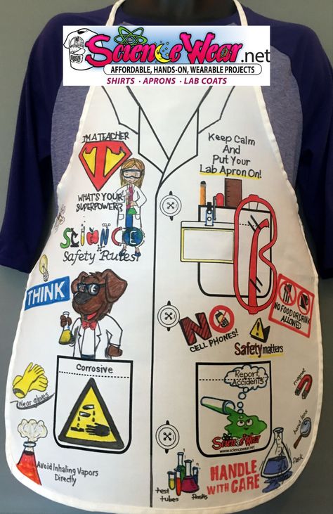 Science Lab Coat Designs, Lab Coat Decorating Ideas, Science Lab Safety, Foldables Templates, Scientist Costume, Science Safety, Science Experiments Kids Easy, Science Word Wall, Science Demonstrations