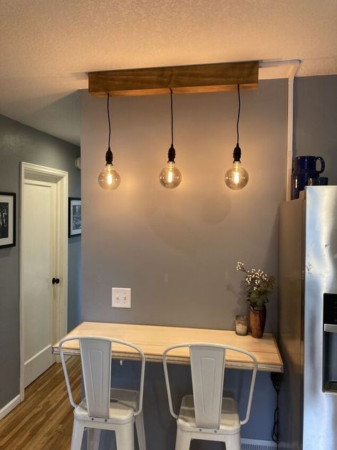 Wood Box Pendant Chandelier | Hometalk Table Breakfast, Leather Drawer Pulls, Faux Walls, Pretty Storage, Paintable Wallpaper, Ikea Cabinets, Best Ikea, Built In Bookcase, Chandelier Style