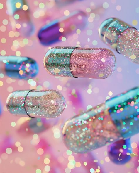 Glitter Pills, Pretty Backrounds, Holographic Art, Iridescent Art, Jelly Wallpaper, Glitter Art, Rainbow Aesthetic, Wildest Dreams, I Really Appreciate