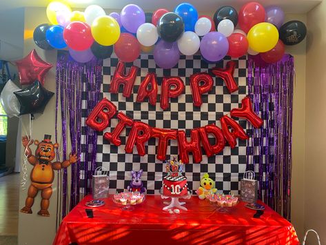 Fnaf Birthday Shirt, Five Nights At Freddy's Birthday Decorations, Fnaf Bday Party Ideas, Five Nights At Freddy’s Birthday Party, Five Nights At Freddy's Party Ideas, 5 Nights At Freddys Birthday Ideas, Fnaf Party Decorations, Fnaf Themed Birthday Party, 5 Nights Of Freddy Birthday Party Ideas