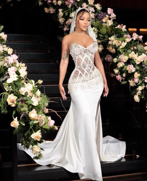 Send #photos of your dream #weddingdress to see how much an Inspired Recreation will cost with our #dress #design firm!  Get info on #custom #weddingdresses & affordable #replicas on our official website.  #weddinggowns #weddings #weddingplanners #brides #weddingphotos #weddingpictures #weddingday #weddingparty #blackowned #blackownedbusinesses #bridalgowns #bridaldresses Faith Nketsi, Extravagant Wedding Dresses, Glam Wedding Dress, Mary Dress, Prom Inspiration, Custom Wedding Gown, Wedding Dress Cake, Extravagant Wedding, Stylish Wedding Dresses