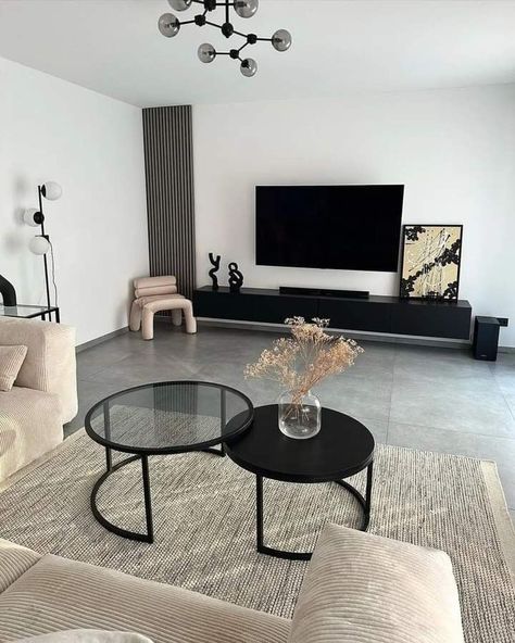 Grey Flooring Living Room, Apartment Living Room Design, Dream Apartment Decor, Future Apartment Decor, Small Living Room Decor, Design Exterior, Home Design Living Room, Apartment Decor Inspiration, Decor Home Living Room