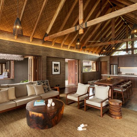 Island Living Room, Six Senses, Island Living, Island Home, Private Island, South Pacific, Tropical Paradise, Luxury Apartments, The South