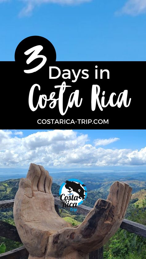 Costa Rica 3 days Travel Itineraries: Arenal, Monteverde and Manuel Antonio 3 Days In Costa Rica, 4 Days In Costa Rica, 5 Days In Costa Rica, Jaco Beach Costa Rica, Monteverde Cloud Forest, Manuel Antonio National Park, All Inclusive Trips, Arenal Volcano, Visit Costa Rica