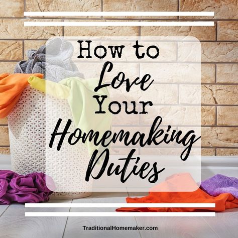 Homemaking Tips Simple Living, Homemaking Skills To Learn, Being A Homemaker, How To Be A Good Homemaker, Homemaking With A Full Time Job, Homemaker Schedule, Stepford Wife, Dont Love, Clean House