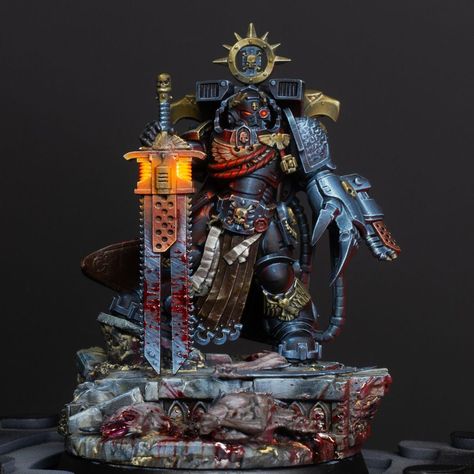 Warhammer Chaos Space Marines, Warhammer 40k Black Templars Art, Black Templars 40k, Warhammer Deathwatch, Deathwatch 40k, Warhammer 40k Space Wolves, Warhammer 40k Blood Angels, Chaos 40k, Warhammer Painting