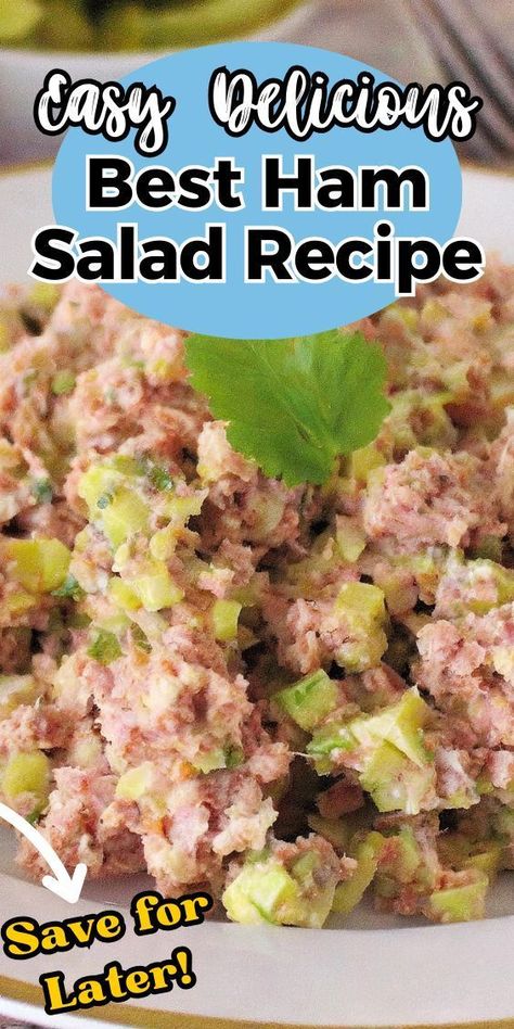 Are you on the lookout for a delicious and versatile dish that’s perfect for picnics, parties, or just a simple lunch? Well, you’re in luck! I’m here to share with you the ultimate guide on how to make the best ham salad. This savory and satisfying recipe will definitely become a go-to favorite in your kitchen.. Ham Salad Recipe Pioneer Woman, Best Ham Salad, Ham Salad Sandwich, Ham Salad Recipes, Vegetable Dips, Simple Lunch, Ham Salad, Miracle Whip, How To Cook Ham