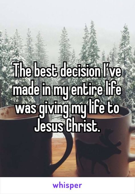 The best decision I’ve made in my entire life was giving my life to Jesus Christ. I Put My Faith In Jesus, Things Jesus Never Said, To Live Is Christ To Die Is Gain, I Have Decided To Follow Jesus, Jesus Saved My Life Shirt, Bible Journaling Ideas Drawings, Christian Bible Quotes, I Survived, Journaling Ideas