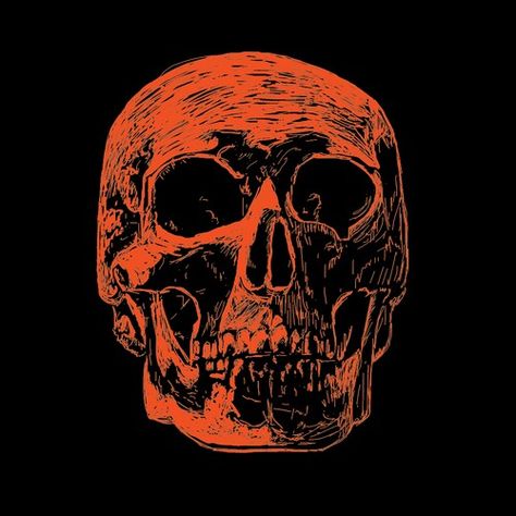 Skull Quotes, Orange Aesthetics, Skull Icon, Halloween Icon, Orange Icons:), Skull Artwork, Halloween Orange, Orange Aesthetic, Halloween Icons