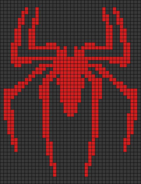 Tapestry Crochet Patterns Spiderman, Deadpool Crochet Blanket Free Pattern, Spider Man Grid Pattern, Spider Man Cross Stitch, Spiderman Tapestry Crochet, Spiderman Grid Pattern, Spider Man Alpha Pattern, Spiderman Alpha Pattern, Spiderman Cross Stitch