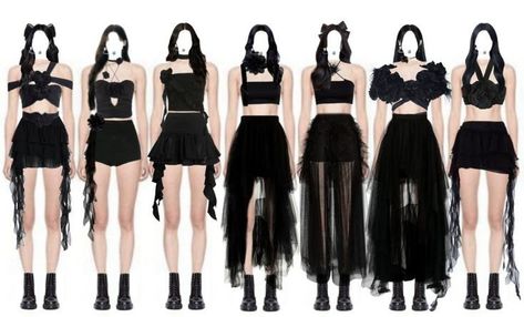 Stage Outfit 7 Members, 7 Outfits Kpop, 7 Member Kpop Outfits, 5 Member Girl Group Outfits Y2k, Kpop 7 Members Outfit, Kpop Stage Outfits 5 Members, 3 Member Girl Group Outfits, 4 Member Kpop Outfits, 7 Member Outfits