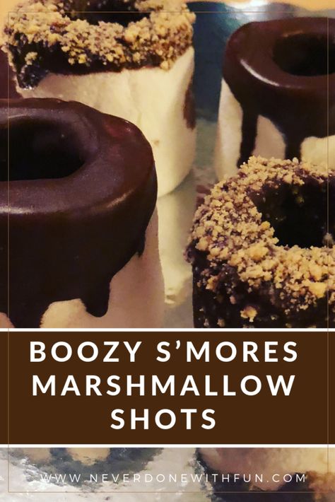 Smore Pudding Shots, S’mores Appetizer, Smores Jello Shots, S’mores Pudding Shots, Alcoholic Treats Edible, S’mores Shots, Alcohol Infused Treats, Smores Shots Alcohol, Smores Drink Alcohol