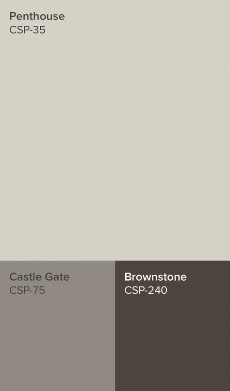 Penthouse Benjamin Moore, Decor Palette, Castle Gate, Primary Suite, Dutch Colonial, Downstairs Bathroom, Paint Colours, Colour Palettes, Benjamin Moore