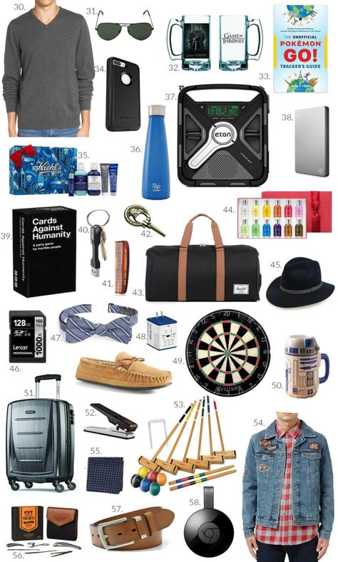 gifts for dad | gifts for brother | gifts for uncle | presents for grandpa | dart board, bow tie, luggage, pokemon go, aviator sunglasses, cards against humanity Uncle Presents, Pants For Winter, Christmas Gifts For Uncles, Grandpa Christmas Gifts, Bday Gifts For Him, Christmas Gifts For Brother, Pyjama Pants, Brother Christmas, Diy Pencil