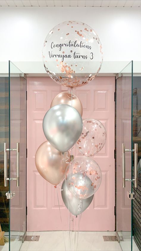 Congratulations Balloons, Congratulations Flowers, 30th Party, Anniversary Congratulations, Rose Gold Balloons, Event Logo, Gold Balloons, Helium Balloons, Balloon Bouquet