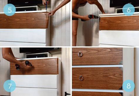 Before and After: An IKEA Malm Hack Ikea Malm Dresser Hack, Malm Dresser Hack, Malm Hack, Dresser Hack, Ikea Makeover, Ikea Malm Dresser, Hack Ikea, Malm Dresser, Ikea Malm