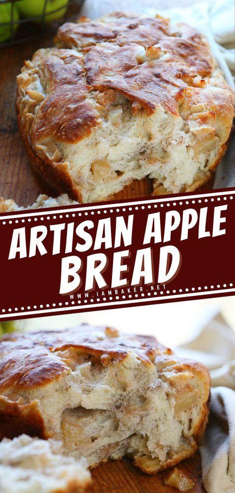 Artesian Bread, Diy Sandwich, Homemade French Bread, Apple Bread Recipe, Dutch Oven Bread, French Bread Recipe, Sandwich Bar, Artisan Bread Recipes, Dutch Oven Recipes