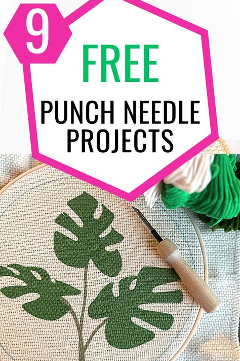 Free Needle Punch Patterns, Punch Needle Patterns Free Printable Flowers, Free Punch Needle Patterns Printable, Punch Needle Coaster Patterns Free Printable, Punch Needle Patterns Ideas, Needle Punch Patterns Free, Easy Punch Needle Patterns, Punch Needle Art Free Pattern, Needle Punch Ideas