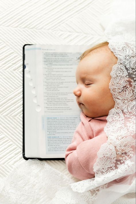 Newborn, baby, photoshoot, bible, lace, psalm 139 13:17 Christian Newborn Photos, Psalm 139 13, Newborn Baby Photoshoot, Psalm 139, Newborn Baby Photography, Newborn Photoshoot, Baby Photoshoot, Photos Ideas, Newborn Photos