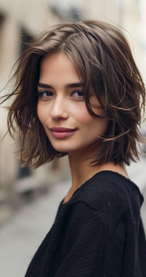 2024 Haircut, Medium Short Haircuts, Womens Haircuts Medium, Short Haircuts For Women, Prom Hairstyles For Long Hair, Cornrow Hairstyles, Haircut For Thick Hair, Trending Haircuts, Haircuts For Women