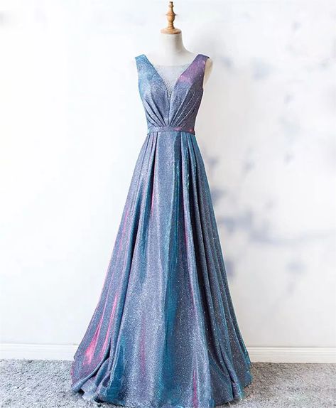 Bling Prom Dresses, Story Clothes, Light Blue Bridesmaid Dresses, Light Blue Bridesmaid, Prom Dress Blue, Glitter Prom Dresses, Blue Formal Dress, Cheap Prom Dresses Long, Blue Bridesmaid Dress