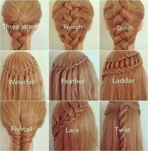 Knot Hairstyles, Different Braids, Types Of Braids, Hairstyles For School, Hair Dos, Top Knot, Hair Designs, Hairstyle Ideas, Hair Day