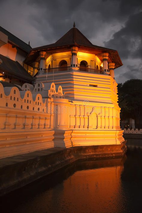 Temple of the Tooth. Evening. Sri Lanka. Very important Buddhist shrine - Temple , #Ad, #Evening, #Sri, #Temple, #Tooth, #Buddhist #ad Travel Style Spring, Buddhist Shrine, Destination Photography, Best Flights, Buddhist Temple, Europe Travel Destinations, Europe Destinations, The Temple, Australia Travel