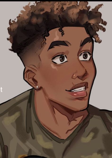 Hair Drawing Ideas Male, Drawing Ideas Male, Hair Drawing Ideas, Afro Hair Drawing, Boy Hair Drawing, Black Anime Guy, Curly Hair Drawing, Hair Illustration, Hair Sketch