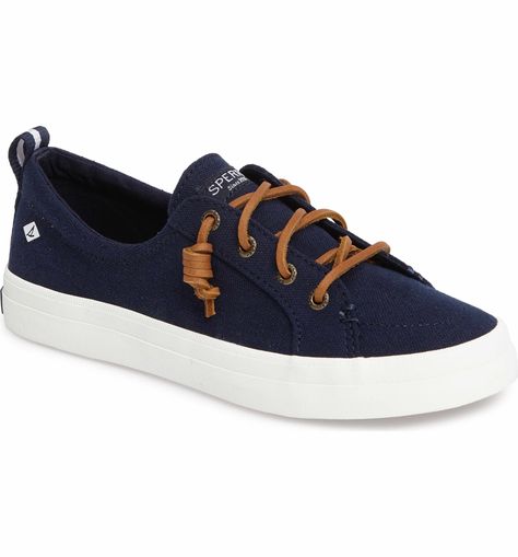 Main Image - Sperry Crest Vibe Sneaker (Women) Nautical Shoes, Slipon Sneakers, Sperry Women's, Comfort Shoes Women, Nautical Style, Sailing Outfit, Women Shoes Online, Womens Ballet Flats, Nautical Fashion