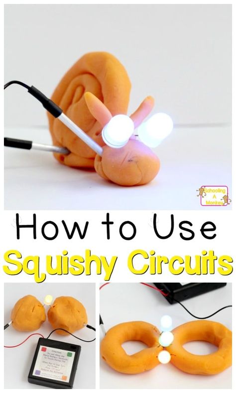 Wondering how to use Squishy Circuits? All the tips and tricks you need in one place to maximize the educational value of this wonderful product! Squishy Circuits, Summer Stem Activities, Easy Stem, Fun Stem Activities, Summer Science, Engineering Activities, Science Activities For Kids, Stem For Kids, Easy Science