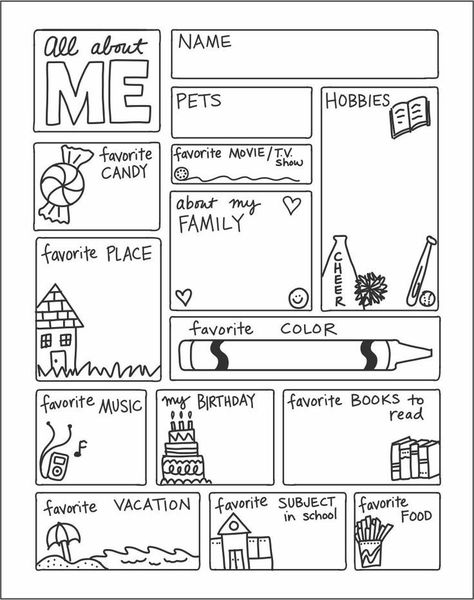 Touch Me Chart, Things To Print Out, All About Me Printable, All About Me Worksheet, About Me Template, All About Me Preschool, First Day Of School Activities, All About Me, Kraf Diy