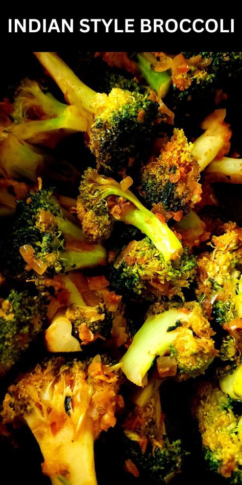 Curried broccoli is a flavorful Indian dish where broccoli florets are cooked with a mixture of spices typically used in curry dishes. Indian Broccoli Recipe, Broccoli Recipes Indian, Broccoli Indian Recipes, Indian Broccoli, Indian Vegetable Side Dish, Curried Broccoli, Curry Broccoli, Easy Broccoli Recipes, Broccoli Curry