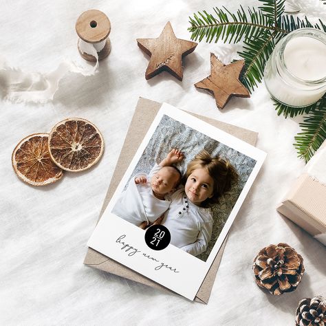 New Years Cards, Minimalistic Boho, Personalized Christmas Cards, Christmas Photo Card Template, Create Christmas Cards, Photo Christmas Card, Card Photography, Family Cards, Holiday Design Card