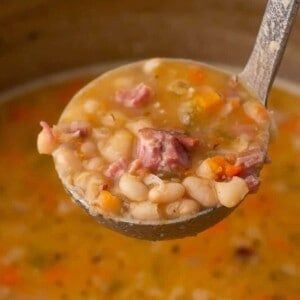 Navy Bean Soup - Self Proclaimed Foodie Bean Soup With Ham Bone And Canned Beans, Navy Bean And Ham Soup Stove Top, Ham And Bean Soup Stovetop, Bean Soup With Ham Hock, Ham Hock And Bean Soup, Navy Bean And Ham Soup, Navy Beans And Ham, Navy Bean Recipes, Smoked Ham Hocks