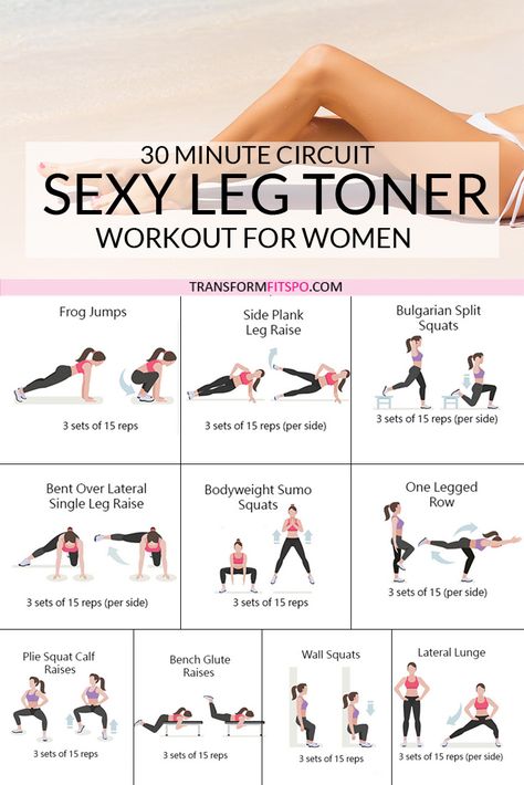 Here are the secrets for sexy leg toner lower body circuit! This killer 30 minute lower body circuit will work all of your legs helping to tone them up, giving you some sexy curves! This workout for women will have you full of confidence and you’ll look AMAZING in those stockings at the office. Flaunt that mini skirt in style and have heads turning! #sexylegs #womensworkouts #hotlegs #summerbody #femalefitness Leg Toner Workout, Lower Body Circuit, Yoga Relaxation, 12 Minute Workout, Leg Workout At Home, Muscle Abdominal, Workout For Women, Workout Program, Body Workout Plan