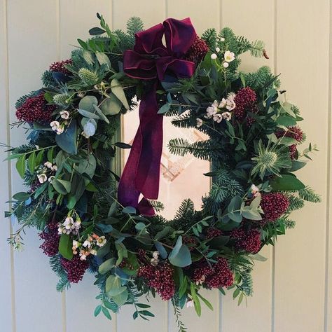 Moss Wreaths, Fresh Wreaths, Moss Ring, Wreath Workshop, Fresh Christmas Wreath, Fresh Wreath, Moss Wreath, Christmas Door Wreath, Christmas Door Wreaths