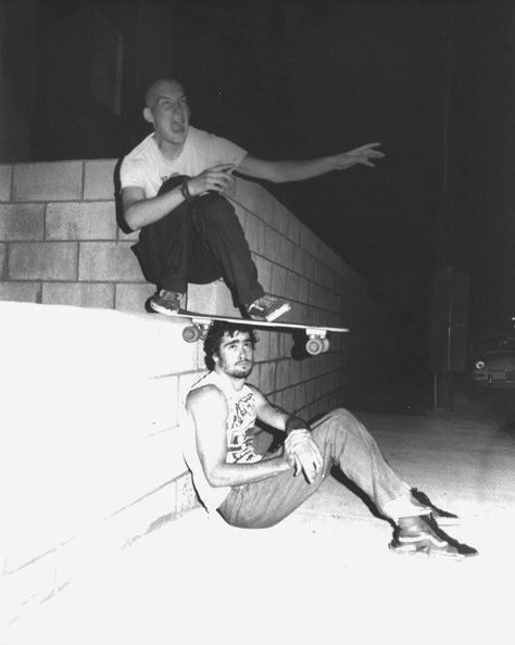 Ian Mackaye, Henry Rollins, Black And White, Wall, White, Black