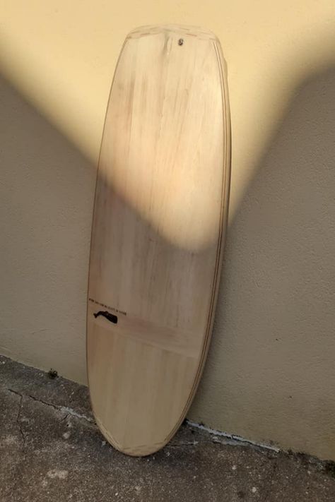 Pejla LN.'s Mini Simmons measuring 5'3 x 22 x 2 7/8. "It is hollow wood construction, custom nose, and tail block, double cork pipeline, glass-on keels and leash loop." - Pejla via FB #minisimmons #surfboards #surfing #surf #surfboard #stoke #shapers #minisimmonssurfboard #surfboardshaping #woodsurfboard #woodsurfboards #woodensurfboard #woodensurfboards #hollowwoodsurfboard #hollowwoodsurfboards #hollowwoodensurfboard #hollowwoodensurfboards Surfboard Shaping, Wood Surfboard, Wooden Surfboard, Surfboard Shapes, Wood Construction, Surfboard, Cork, Surfing, Wood