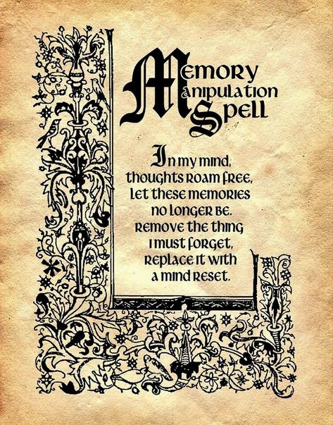 Memory Spells Witchcraft, Memory Spell, Rituals Witchcraft, Halloween Spell Book, Witch Spells, Witchcraft Spells For Beginners, Charmed Book Of Shadows, Witchcraft Spells, Witchcraft Books