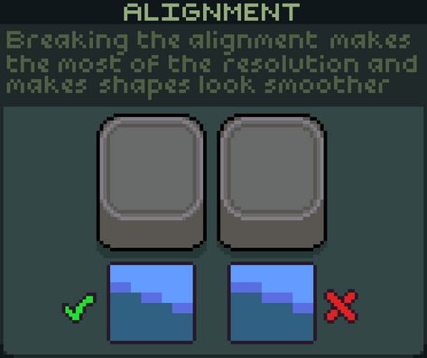 Pixel art alignment | Pedro Medeiros on Patreon How To Pixel Art, Piskel Art, Pixel Art Tutorial, 8bit Art, Cool Pixel Art, Pixel Drawing, Pixel Design, Pixel Art Games, Pixel Games