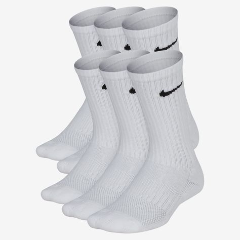 Nike Performance Cushioned Crew Kids' Training Socks (6 Pair) Boys Socks, Kids Training, Nike Socks, Girl's Back, School Accessories, Boys Nike, Nike Kids, Kids Nike, 6 Packs