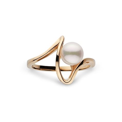 Cordon Collection Akoya Pearl Ring (295 PEN) ❤ liked on Polyvore featuring jewelry, rings, 14k ring, pearl ring, wrap ring, white pearl ring and 14 karat gold ring Pearl Ring Design, Akoya Pearl Ring, قلادات متدلية, White Pearl Ring, White Pearl Jewelry, Gold Pearl Jewelry, Black Gold Jewelry, Yellow Pearl, White Jewelry