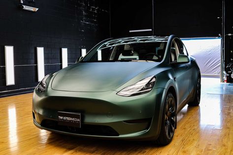 Tesla Model Y Wrap, Tesla Wrap, Auto Wrap, Tesla X, Tesla 3, New Tesla, Car Wraps, Green Wrap, Wrap Ideas