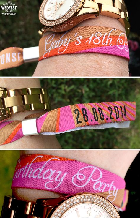 Party Wristbands | Birthday Wristbands | Event Wristbands | WEDFEST Birthday Party Festival Theme, Festival Wristbands Diy, Music Festival Themed Birthday Party, Palooza Birthday Party, Birthday Wristbands, Music Festival Themed Party, Music Festival Birthday Party, Coachella Birthday Party, Music Festival Birthday