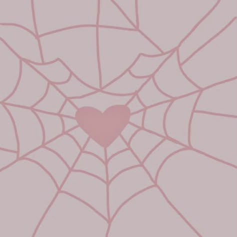 Web Heart, Pfp Aesthetic, Aesthetic Cute, Spider Web, Cute Pink, Spiderman, Pink